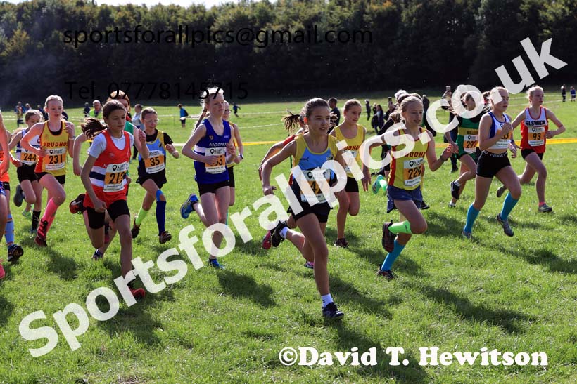 Girls under-13s 2024 Start Fitness NEHL, Thornley Hall Farm, Peterlee, Saturday, September 28th.   Photo: David T. Hewitson/Sports for All Pics
